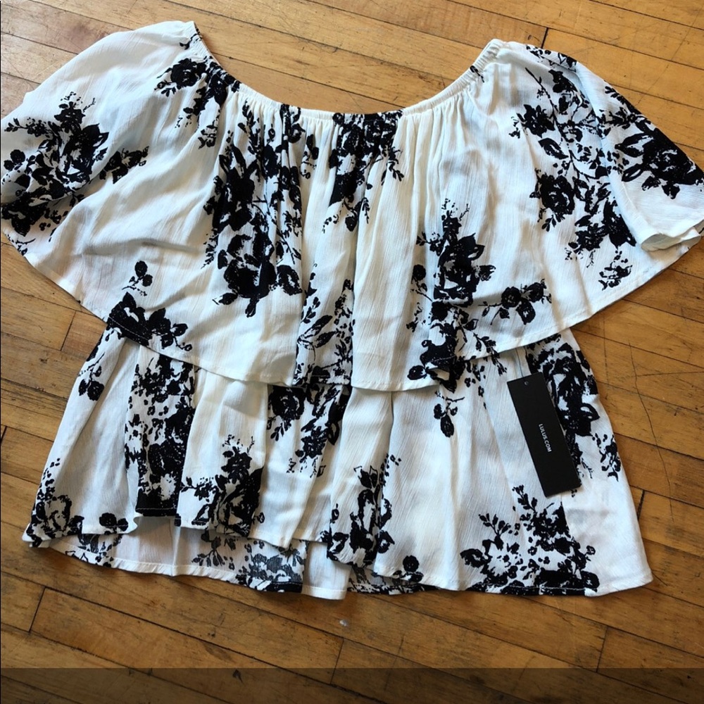 Off the shoulder shirt
